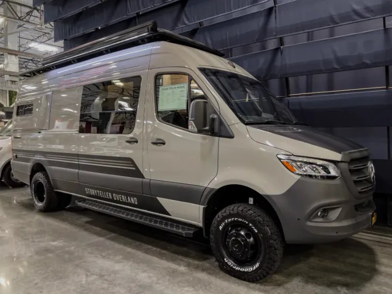 2026 Storyteller Overland TOUR MODE — front three-quarter view