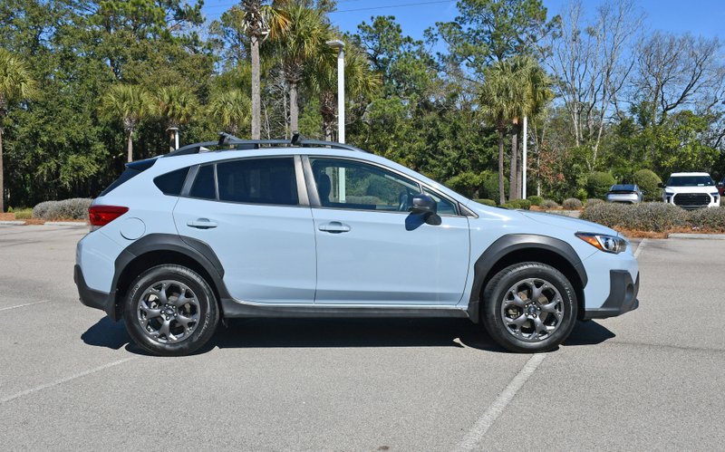 2022 Subaru Crosstrek Sport in Gray — front three-quarter view