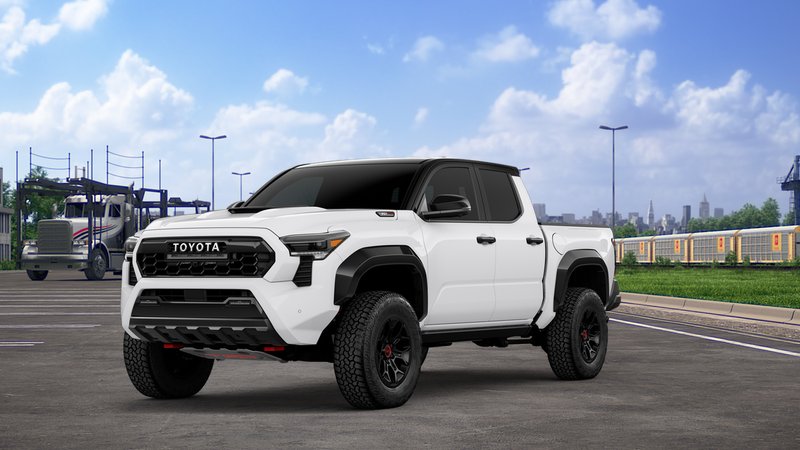 2026 Toyota Tacoma i-FORCE MAX TRD Pro — front three-quarter view