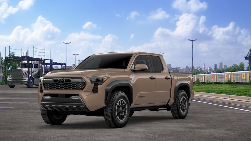 2026 Toyota Tacoma TRD Off-Road in Mudbath — front three-quarter view