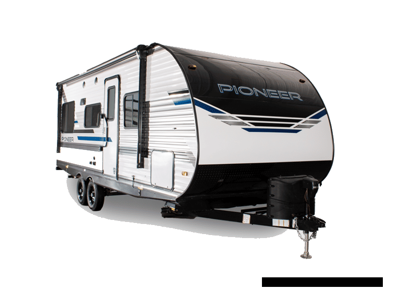 2022 Heartland Pioneer — front three-quarter view