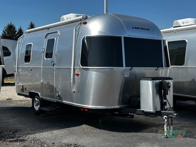 2026 Airstream Bambi — front three-quarter view
