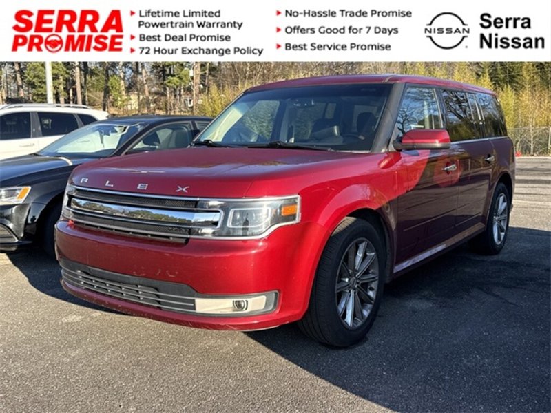 2014 Ford Flex Limited in Ruby Red Tinted — front three-quarter view