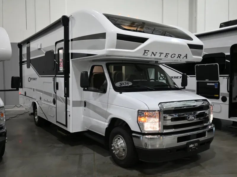 2026 Entegra ODYSSEY — front three-quarter view