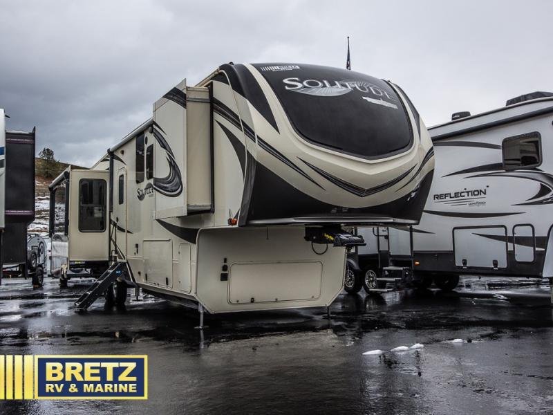 2020 Grand Design Solitude — front three-quarter view