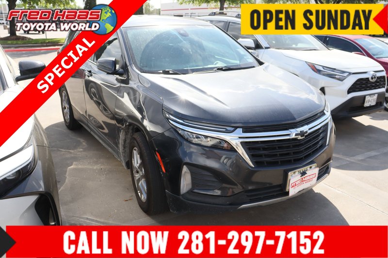 2022 Chevrolet Equinox LT in Iron Gray Metallic — front three-quarter view