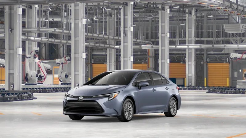 2026 Toyota Corolla Hybrid XLE — front three-quarter view