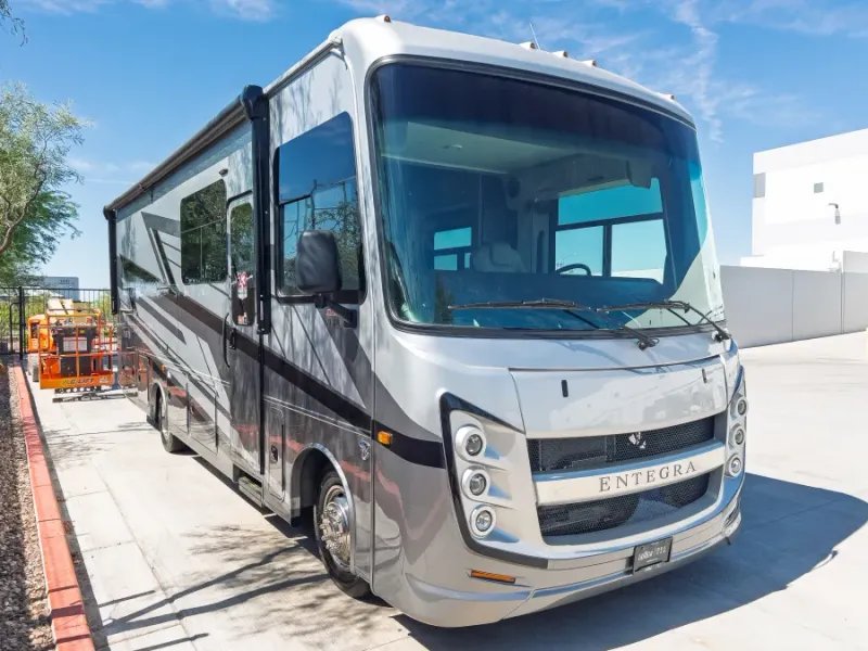 2027 Entegra VISION — front three-quarter view