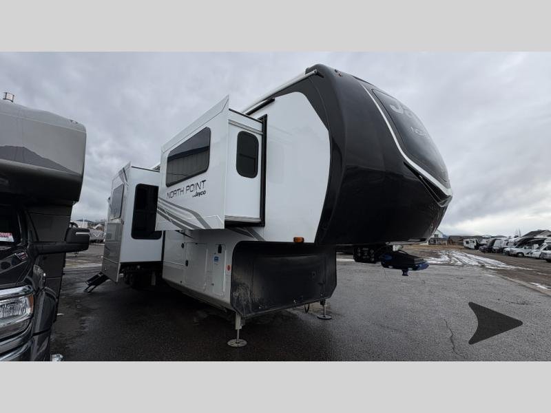 2026 Jayco North Point — front three-quarter view