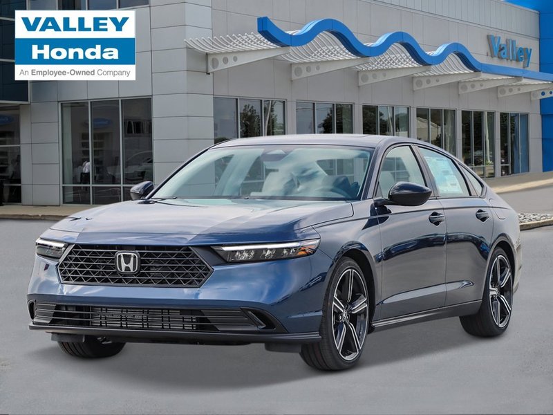 2026 Honda Accord SE in Canyon River Blue Metallic — front three-quarter view