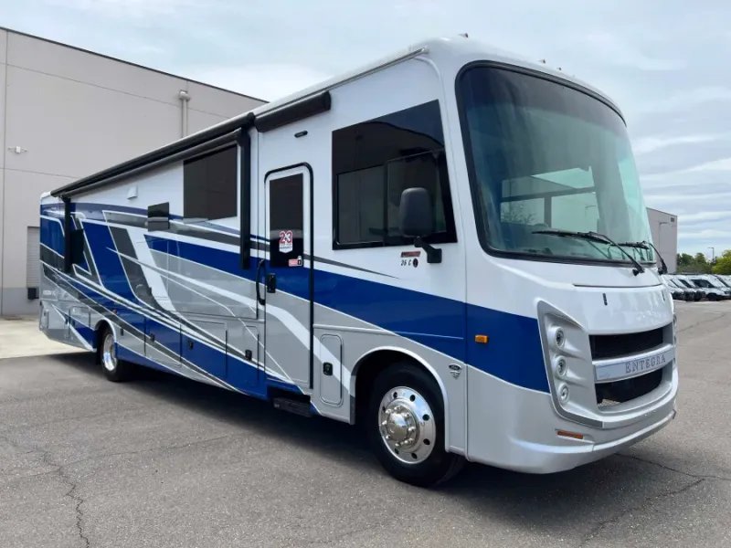 2027 Entegra VISION XL — front three-quarter view