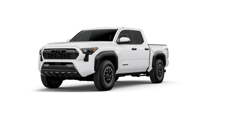2026 Toyota Tacoma TRD Off-Road in Ice Cap — front three-quarter view