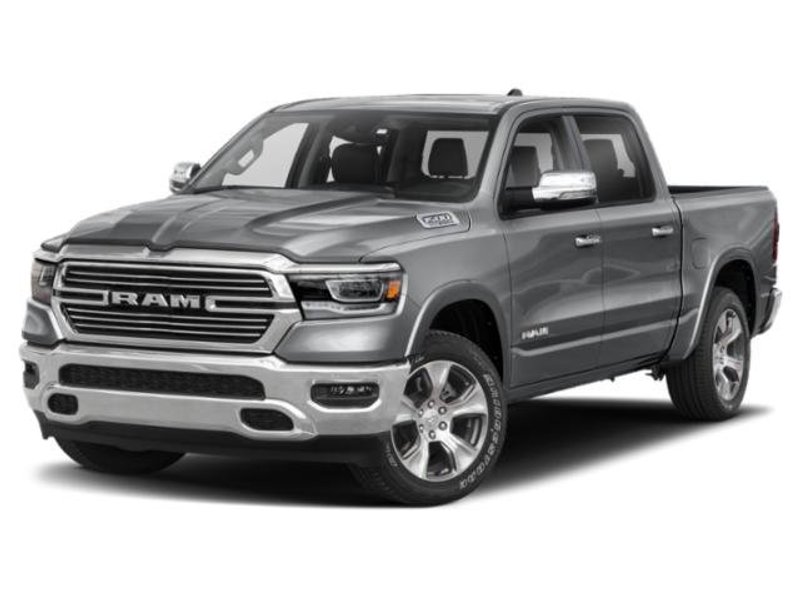 2022 Ram 1500 Laramie in Off-white — front three-quarter view