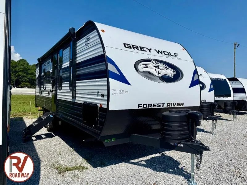 2027 Forest River RV Cherokee Grey Wolf — front three-quarter view