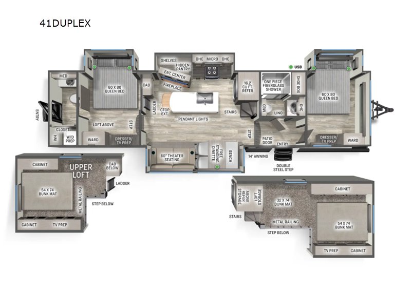 2026 Forest River Sierra Destination Trailers — front three-quarter view