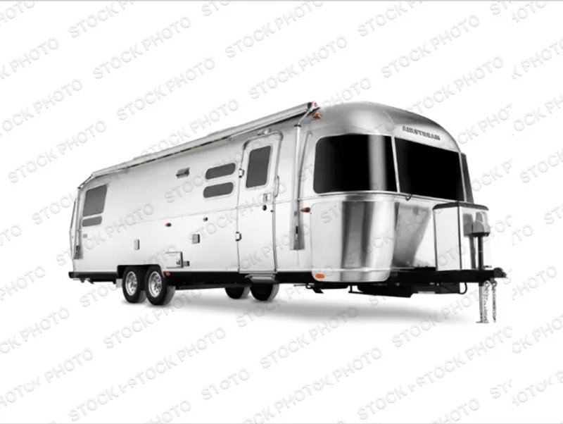 2026 Airstream Globetrotter — front three-quarter view