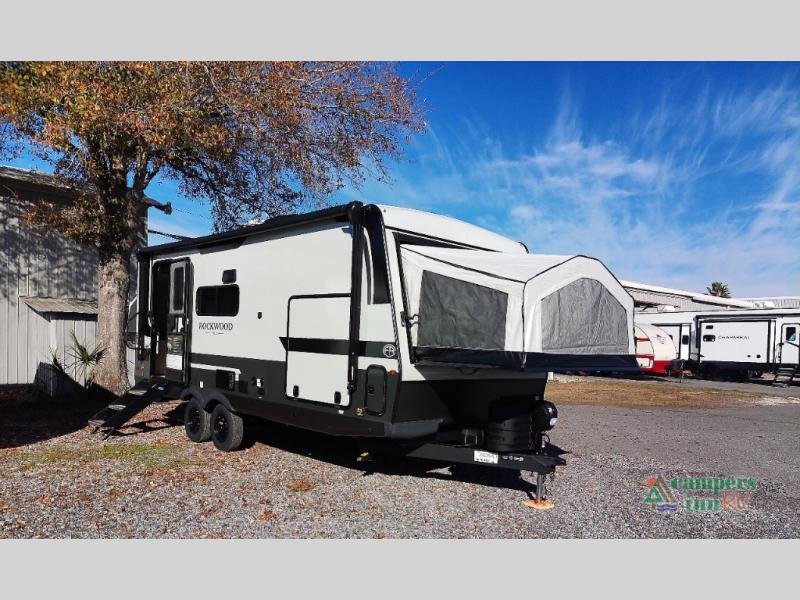 2026 Forest River Rockwood Roo — front three-quarter view