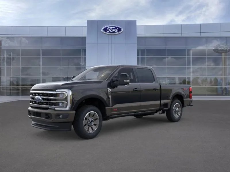 2026 Ford F-250 in Agate Black — front three-quarter view