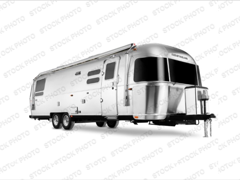 2026 Airstream Globetrotter — front three-quarter view