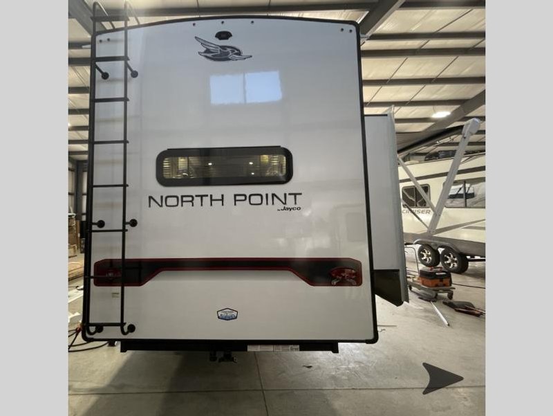 2025 Jayco North Point — front three-quarter view