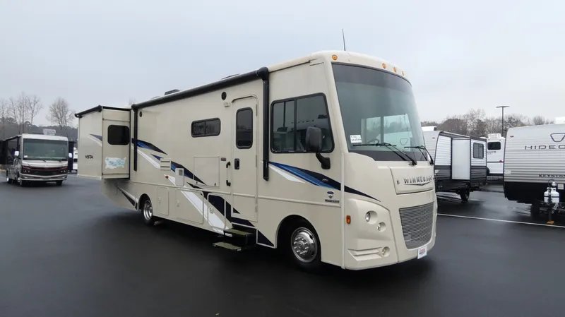 2022 Winnebago Vista — front three-quarter view