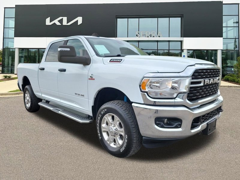 2024 Ram 2500 Big Horn in Bright White — front three-quarter view
