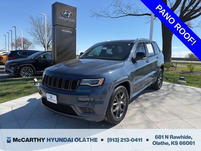 2020 Jeep Grand Cherokee WKJP74 — front three-quarter view