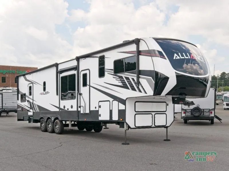 2022 Alliance RV Valor — front three-quarter view