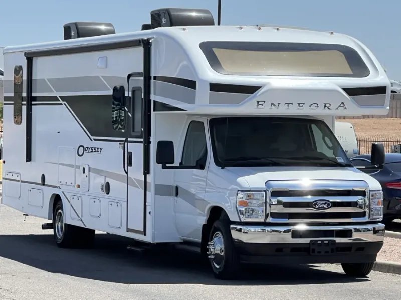 2027 Entegra ODYSSEY — front three-quarter view