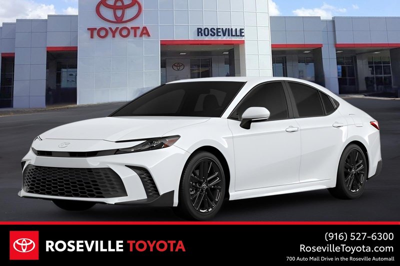 2026 Toyota Camry — front three-quarter view