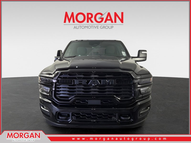 2026 Ram 3500 Big Horn in Black — front three-quarter view