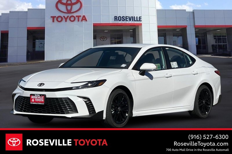 2026 Toyota Camry — front three-quarter view