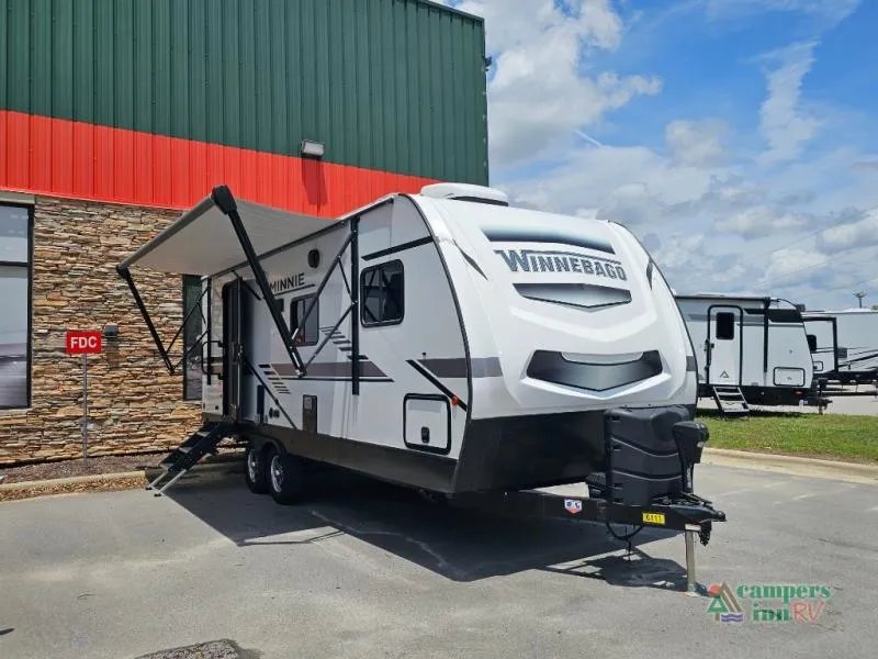 2022 Winnebago Industries Towables Minnie — front three-quarter view