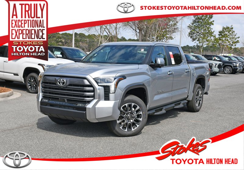 2026 Toyota Tundra Limited in Celestial Silver Metallic — front three-quarter view