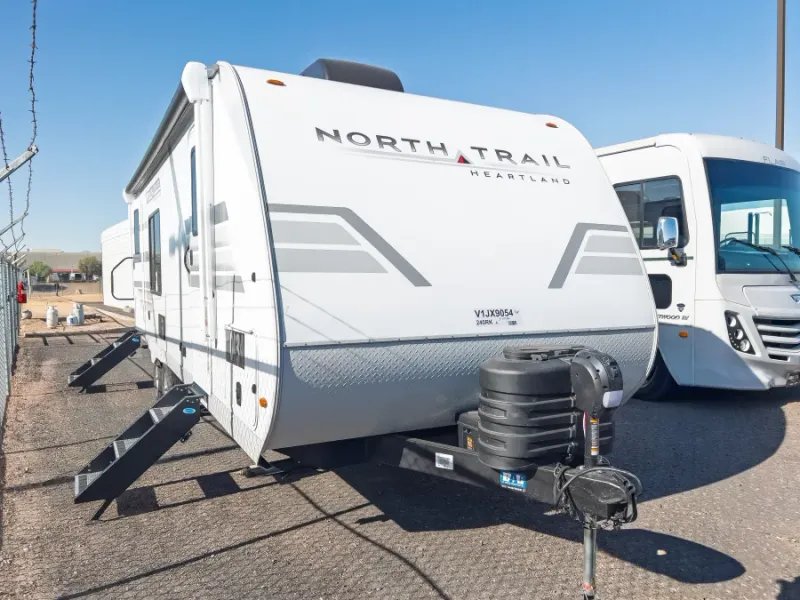2027 Jayco NORTH TRAIL — front three-quarter view