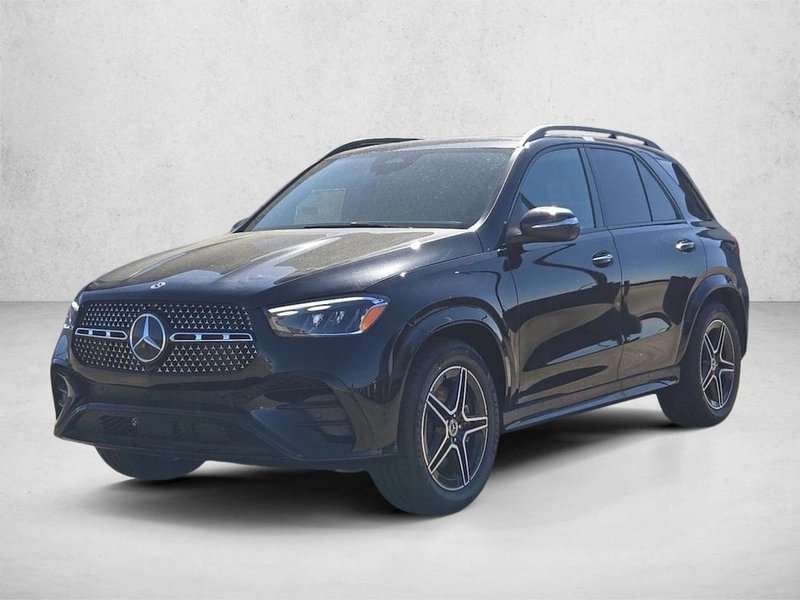 2026 Mercedes-Benz GLE 450 GLE 450 4MATIC ® SUV in Obsidian Black — front three-quarter view