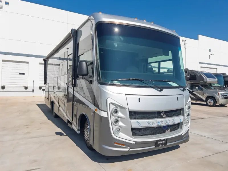 2027 Entegra VISION — front three-quarter view