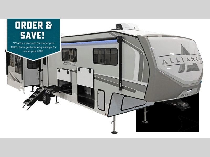 2026 Alliance RV Avenue — front three-quarter view