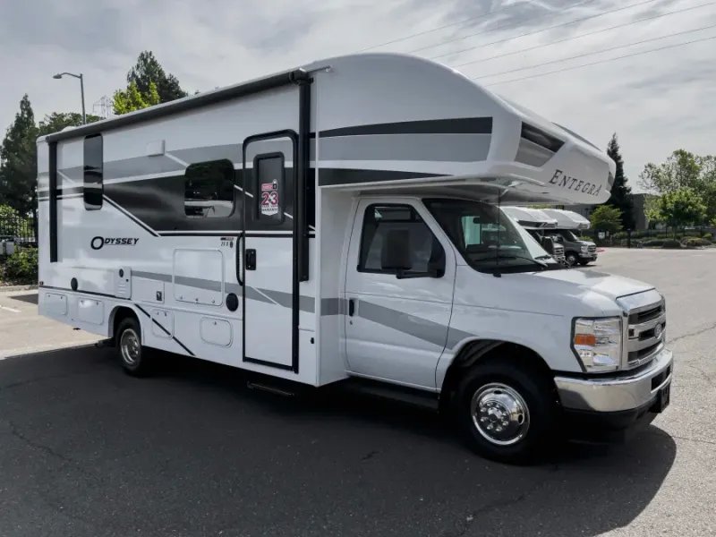 2027 Entegra ODYSSEY — front three-quarter view