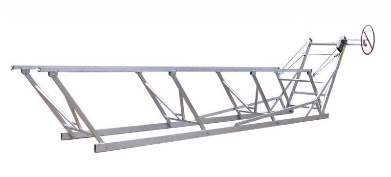 2026 LAKESHORE LSP20H+LSP20H 24FT PONTOON CANTILEVER BOAT LIFT — front three-quarter view
