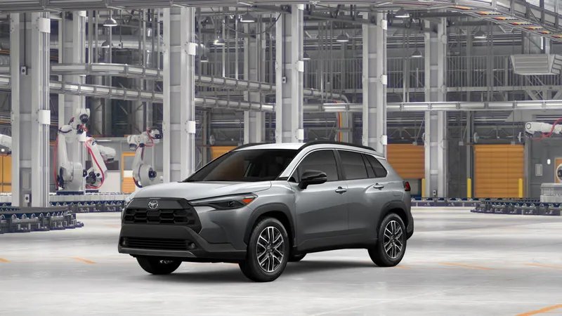 2026 Toyota Corolla Cross XLE — front three-quarter view