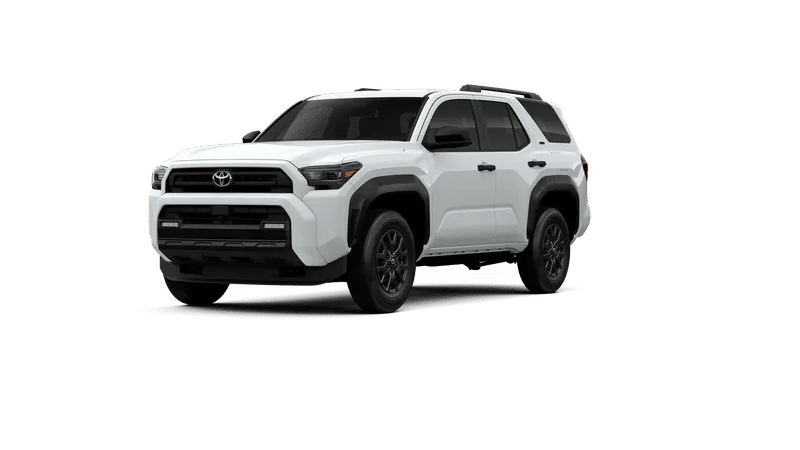 2026 Toyota 4Runner SR5 in Ice Cap — front three-quarter view