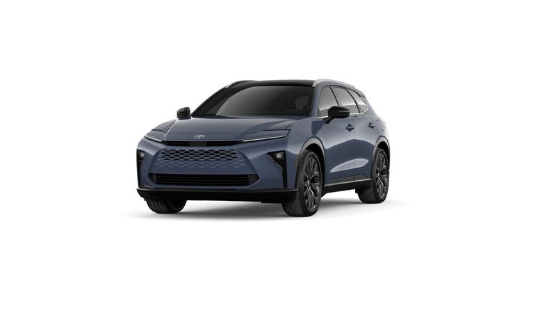 2026 Toyota Crown Signia Limited in Storm Cloud — front three-quarter view