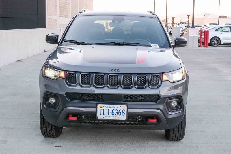 2024 Jeep Compass Trailhawk — front three-quarter view
