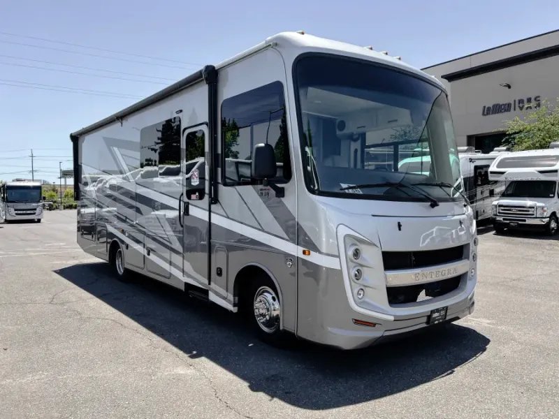 2027 Entegra VISION — front three-quarter view