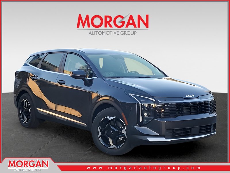 2026 Kia Sportage EX in Gray — front three-quarter view