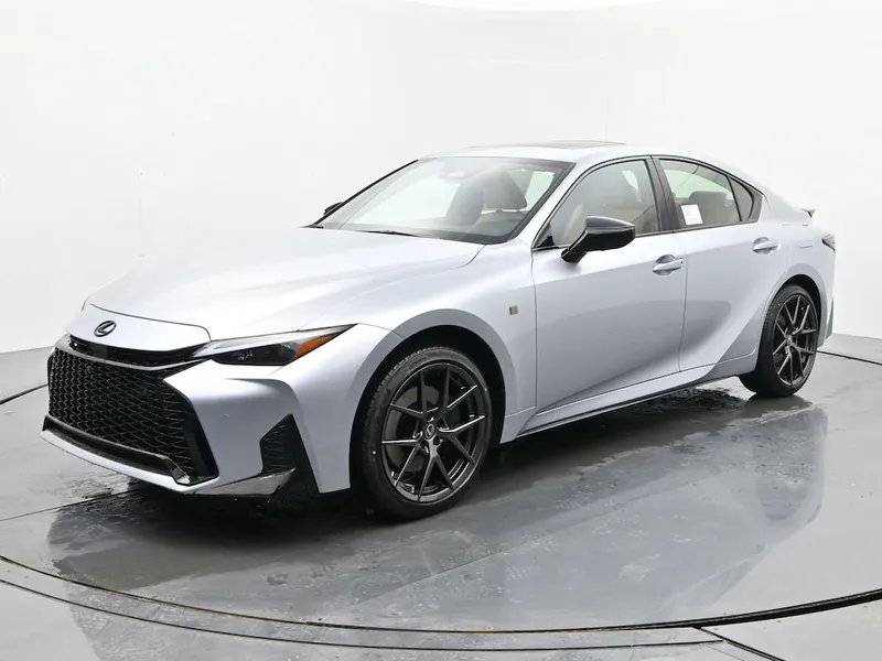 2026 Lexus IS 350 F SPORT DESIGN AWD — front three-quarter view