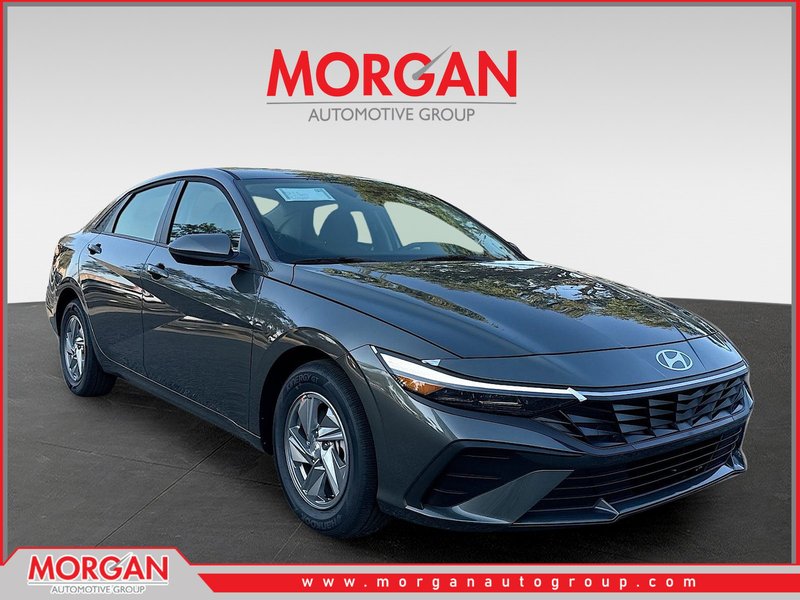 2026 Hyundai ELANTRA SE in Amazon Gray — front three-quarter view