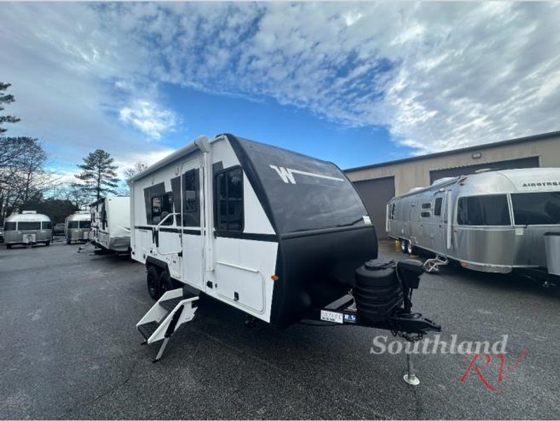 2026 Winnebago Micro Minnie in White — front three-quarter view
