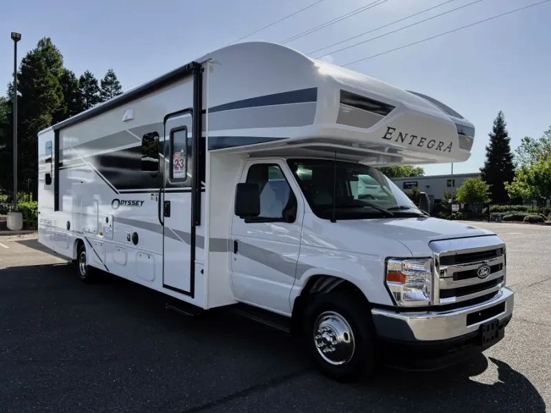 2027 Entegra ODYSSEY — front three-quarter view